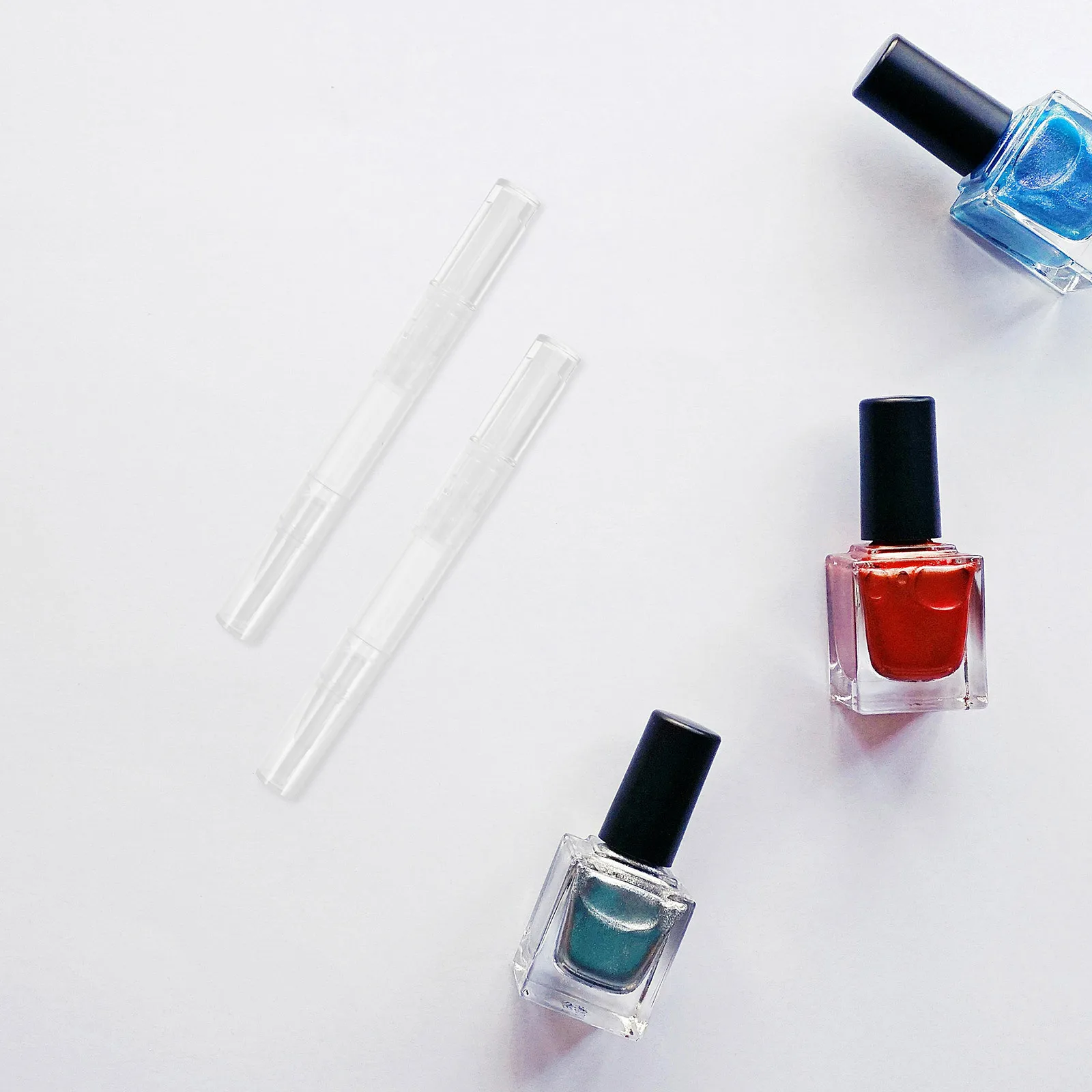 

10pcs Care Empty Refillable 5Ml Transparent Cuticle Bottles Twist Applicators Diy Multi Functional Refillable Nail Pens Cuticle