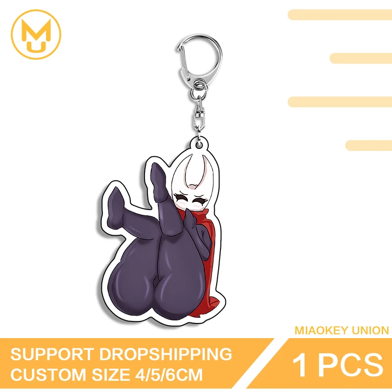 

Hollow Knight NSFW Sexy Waifu Posture Keyring Hot Selling Fancy Acrylic Accessories For Backpack Clothes Hat Jewelry Gifts
