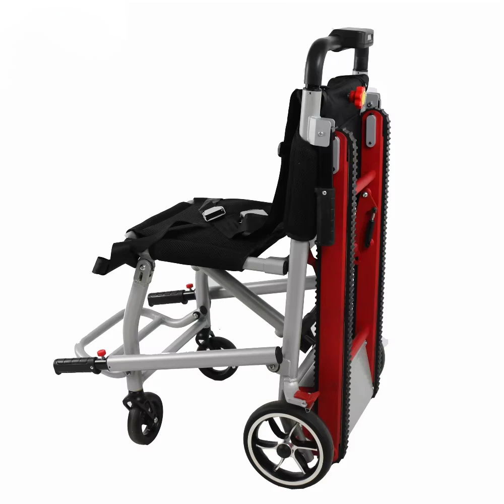 Aluminum Disability Patients Handicapped Function Staircase Motorized Foldable Crawler Hydraulic Electric Folding