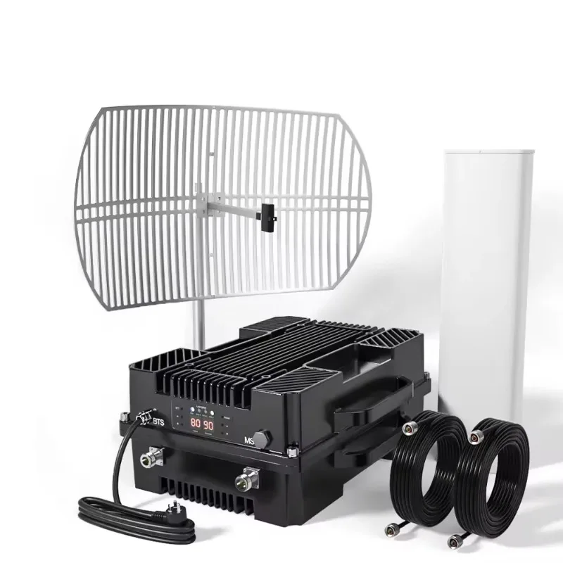 2W 3 4g Outdoor Network Booster 1km Gsm Optic Repeater Amplifier Mobile Internet Signal Booster 4g for Rural Community