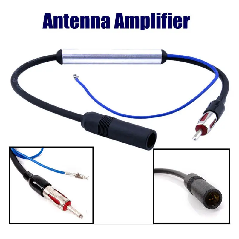 Universal Car Accessories Hidden Amplified Antenna AM/FM Radio Ariel 12V Electroni Car FM AM Antenna