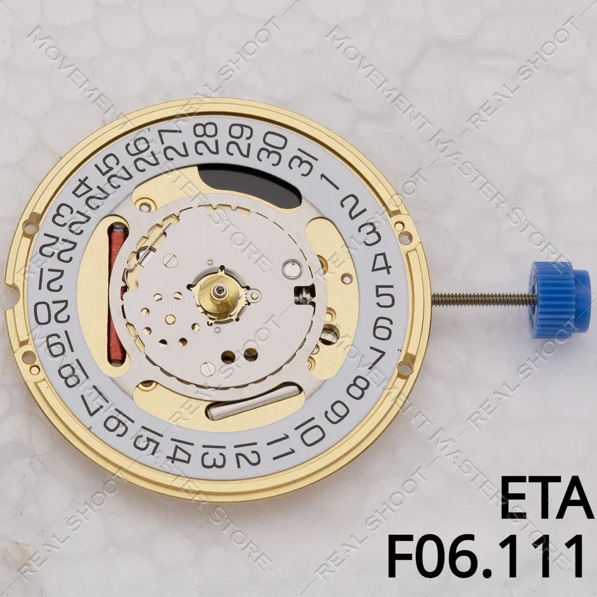السويسري ثلاث نقاط كوارتز ساعة حركة ، ساعة حركة أجزاء ، ETA F06.111 ، F06115 ، العلامة التجارية الجديدة الأصلية