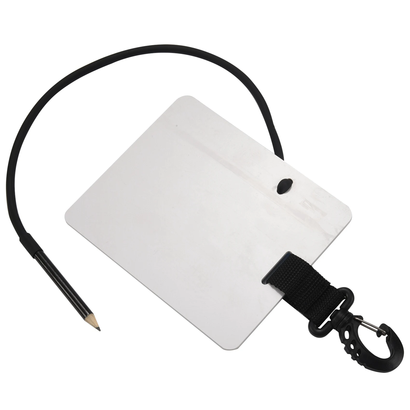 A89E-10X Dive Underwater Writing Slate Diving Wordpad Gear Board With Swivel Clip And Pencil For Water Sports Diving Swimming