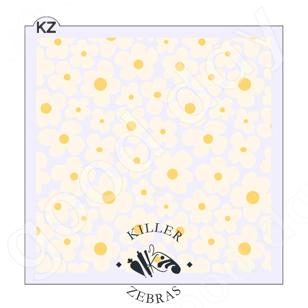 جديد خربش الزهور نمط الطبقات إنتاج Stencil سجل القصاصات Diary الديكور النقش قالب Diy بها بنفسك بطاقة المعايدة اليدوية