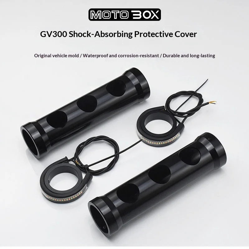 【Premium】For HYOSUNG GV300S shock absorber sleeve protector before modification. Front fork blackening, shock absorber decoratio