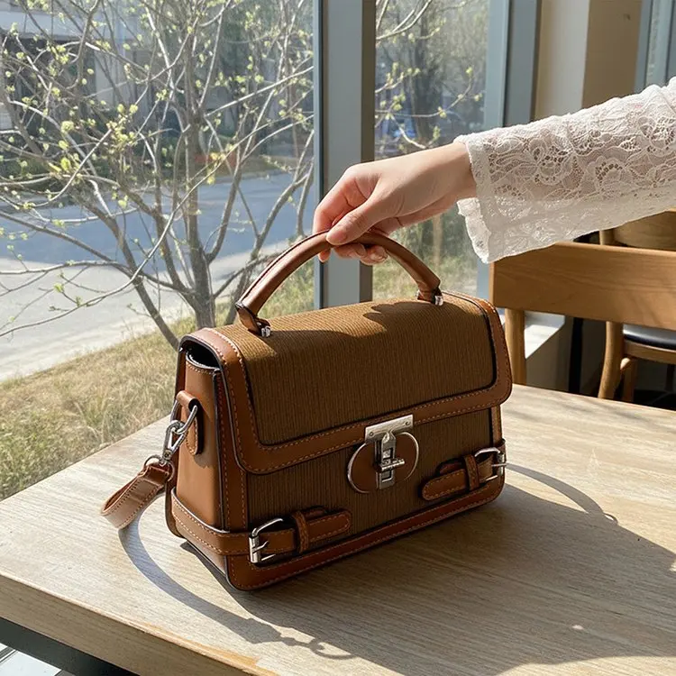 

Elegant Chic Commuter Classic Diaper Bag Crossbody Handbag For Women Stylish Leather Large Capacity Tote