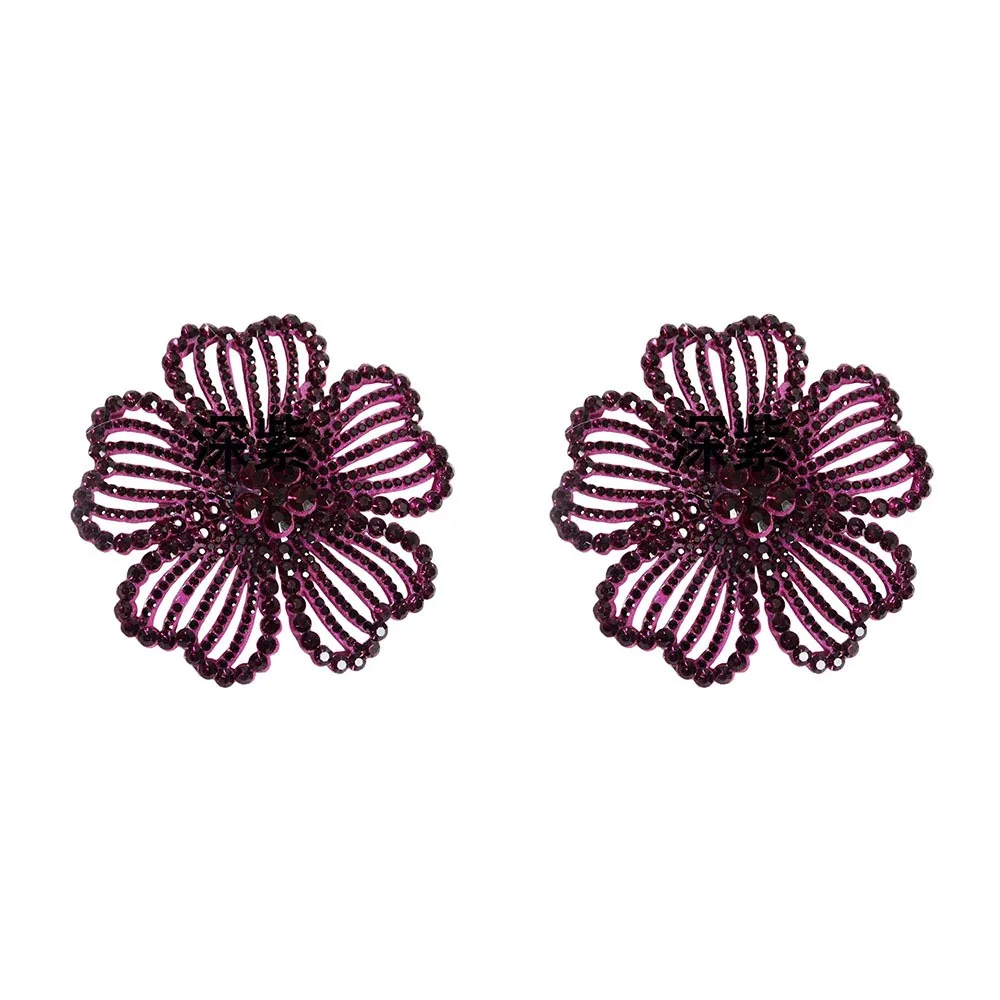 Cute 8cm Rhinestone Brooch DIY Exquisite Corsage Flower Clothing Patch Clothing Accessories
