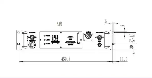 3000W BWT Fiber Laser Power Source for CNC Fiber Laser Cutting Machine