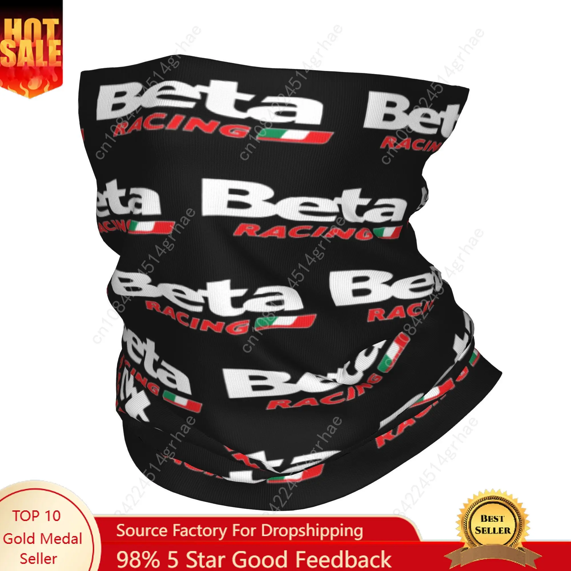 

Custom B-Betas Motor Bandana Neck Gaiter for Ski Hunting Men Women Wrap Scarf Classical Logo Headband Warmer