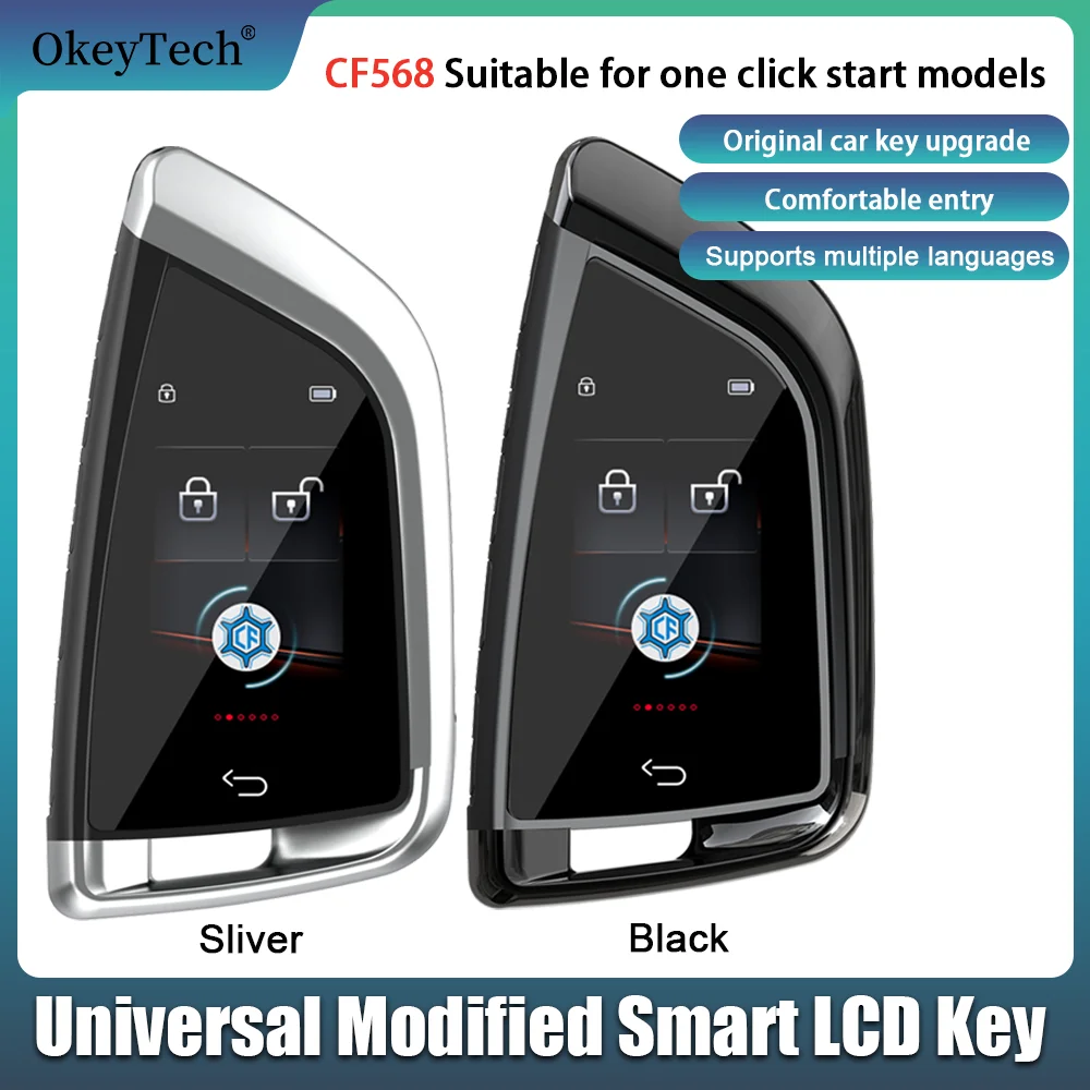 

CF568 Universal Modified LCD Key Remote Smart Keyless Entry For BMW For Benz For Audi For VW For Hyundai For KIA English/Korean