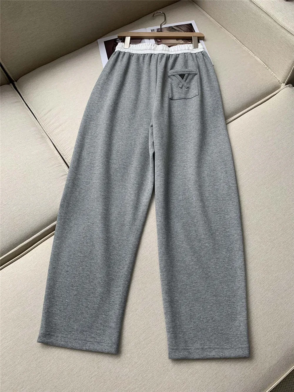 Women\'s Elastic Waist Casual Pants  Wide Leg Sweatpants High Quality B*C Spring and Summer