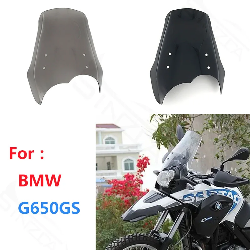 Windscreen For BMW G 650 GS G650 GS G650GS Windshield Wind Deflectors Front Class Black