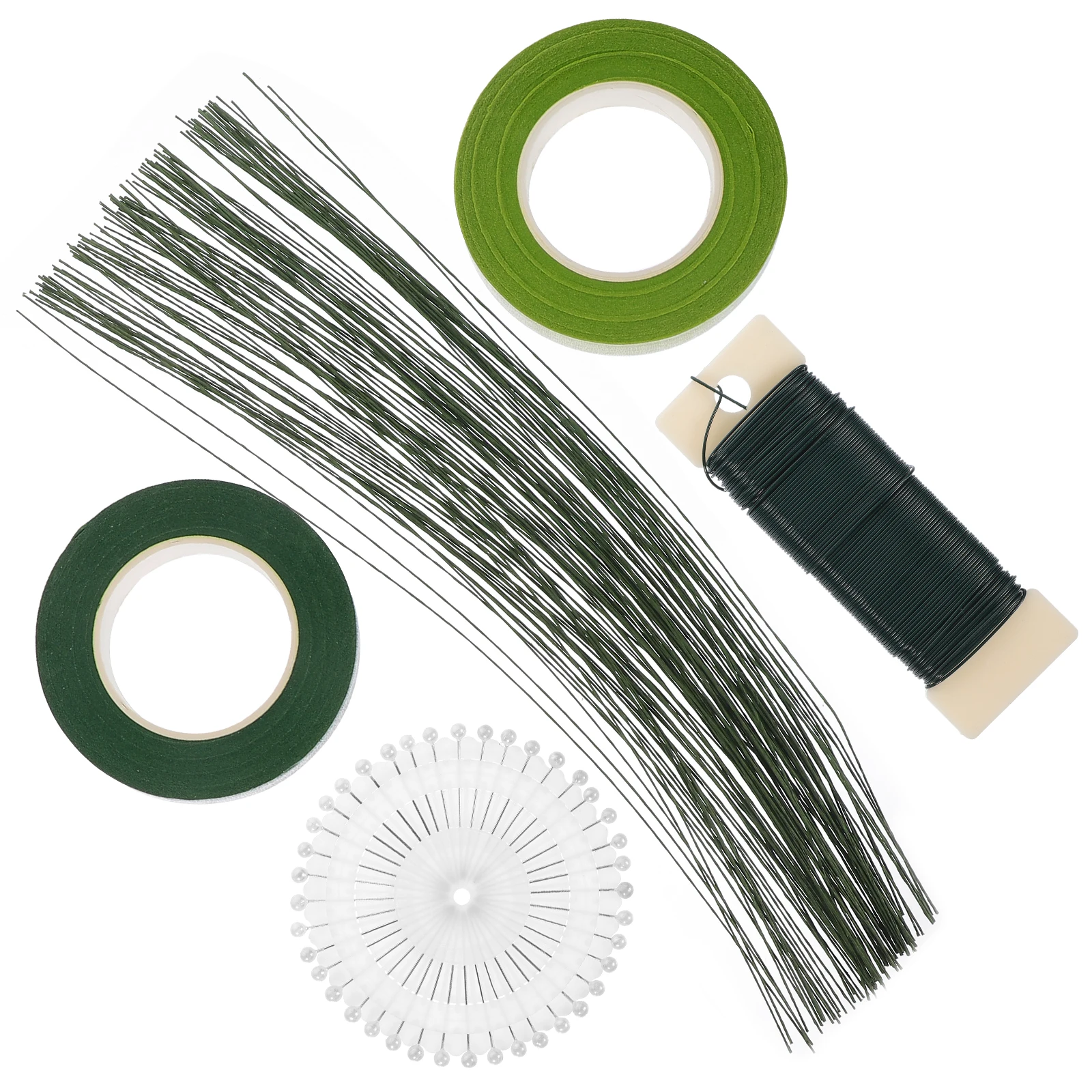

Floral Tool Set Arrangement Supplies Stem Wire Kit Stems for Paper Flower Tape Artificial Flowers Iron Crafts Stamens