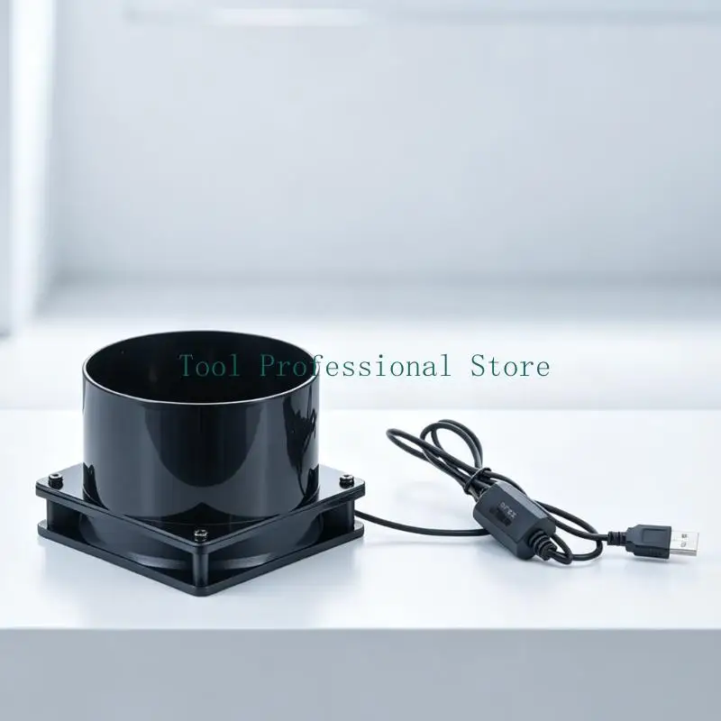 57QF USB Exhaust Duct Fan with 3 Speed Mode for Greenhouse Odor Relief