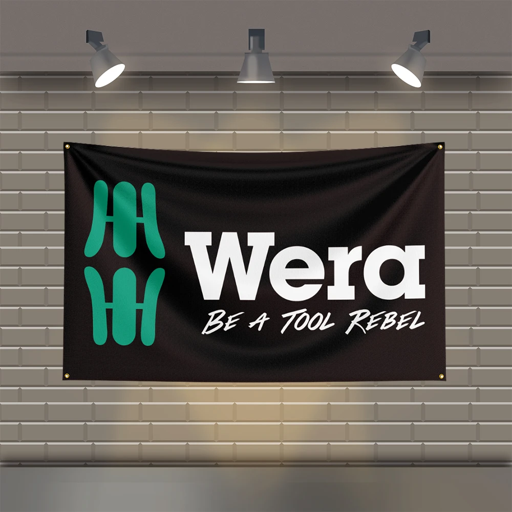 3x5 Ft W-Weras  Flag Polyester Printed Mechanical Tool Flags for Room Garage Decor