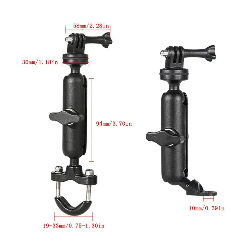 Motorcycle Camera Holder Mirror Mount Bracket For HYOSUNG GT650R GT250 GV250 GT250R GT GT650 125 BENELLI LEONCINO 500 TRK 502