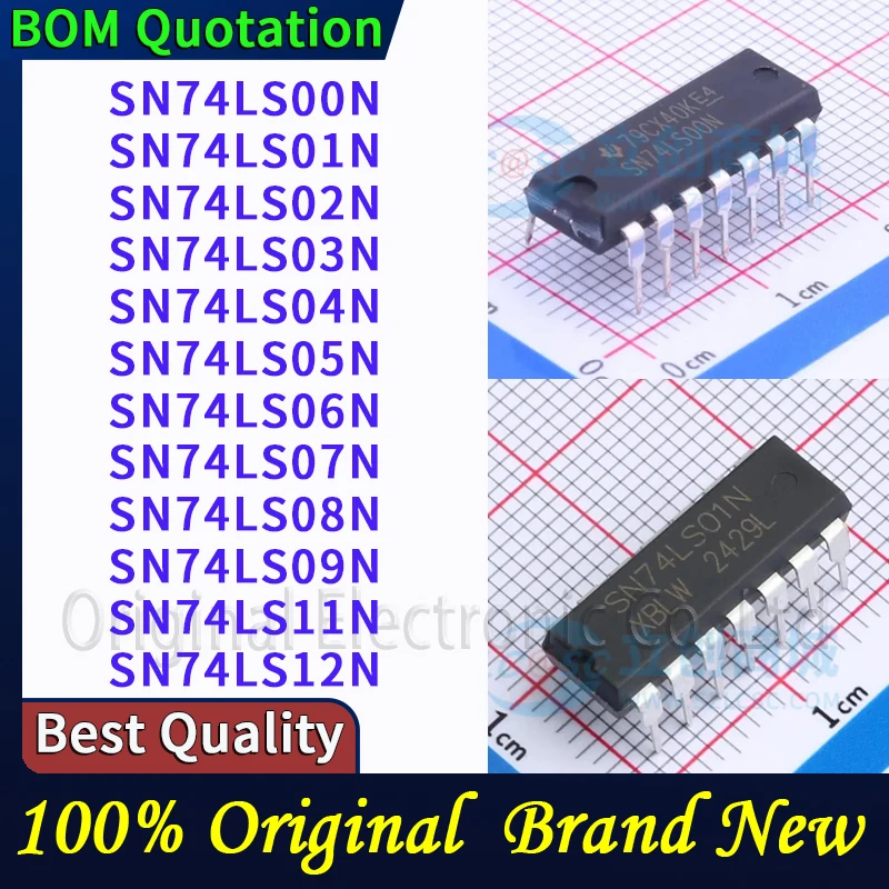 

5 шт./лот SN74LS00N SN74LS01N SN74LS02N SN74LS03N SN74LS04N SN74LS05N SN74LS06N SN74LS07N SN74LS08N SN74LS09N SN74LS11N SN74LS12N
