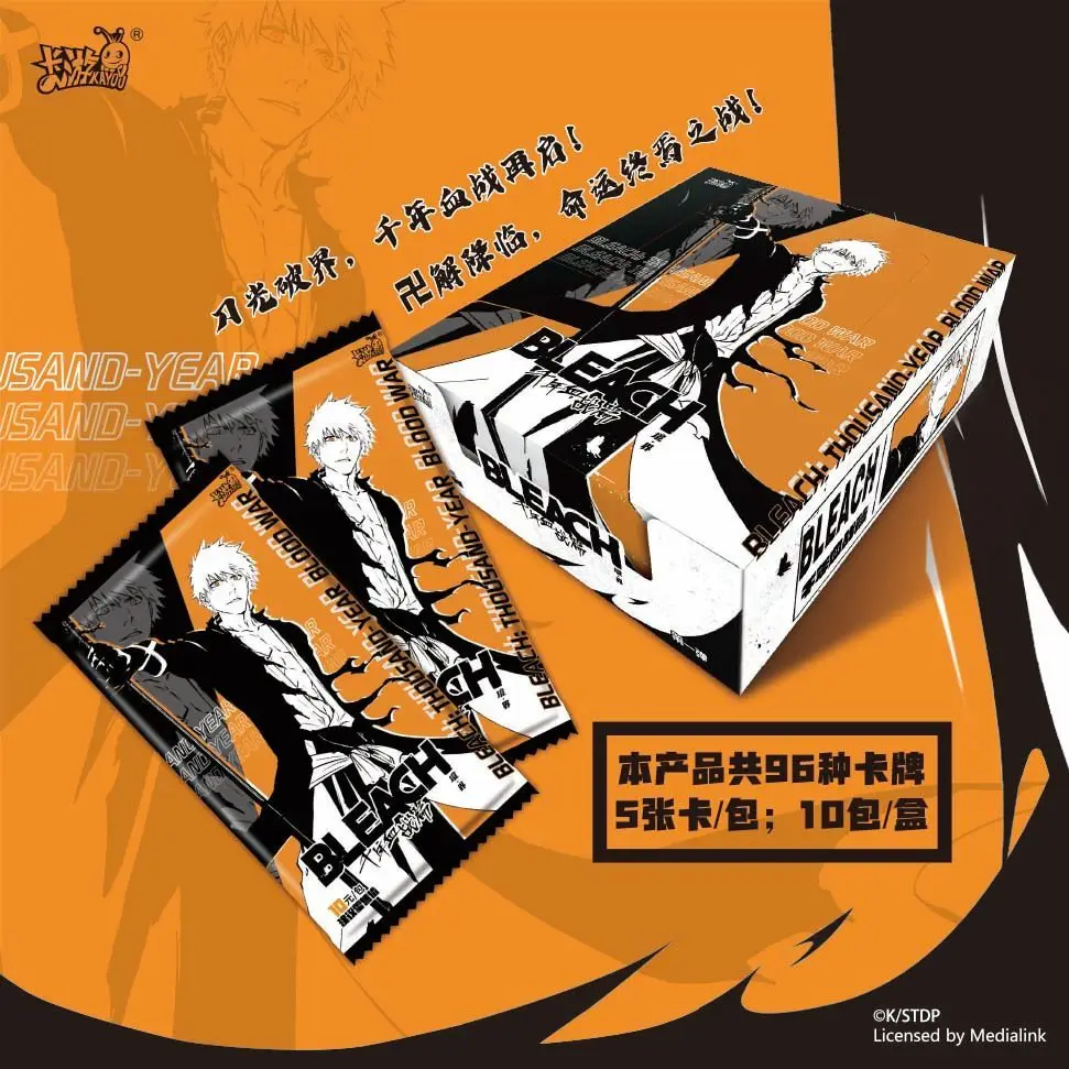 KAYOU Genuine BLEACH Cards Boundary Thousand Years of Blood War Guardian Fate Poem Anime Game Death Collection Card