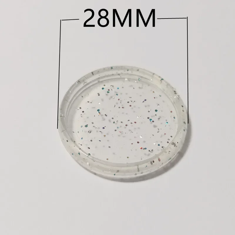 28MM 100PCS loose-leaf binder ring solid plastic mushroom hole disc loose-leaf button binding button plane ring disc binding