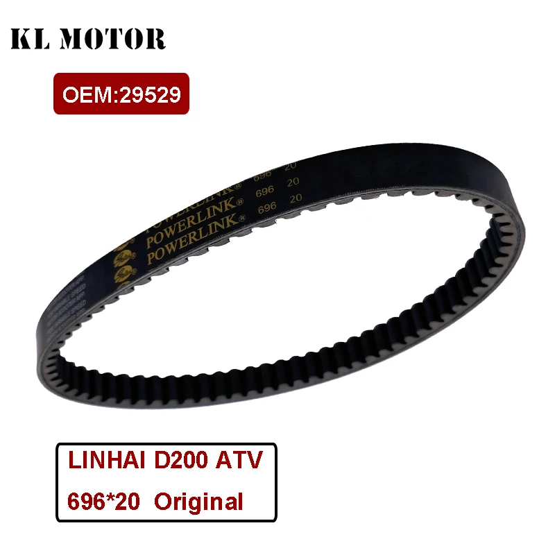 Original Drive Belt Suit for LINHAI 200 ATV QUAD GO KART 696*20 29529 QUAD GO KART 696 20