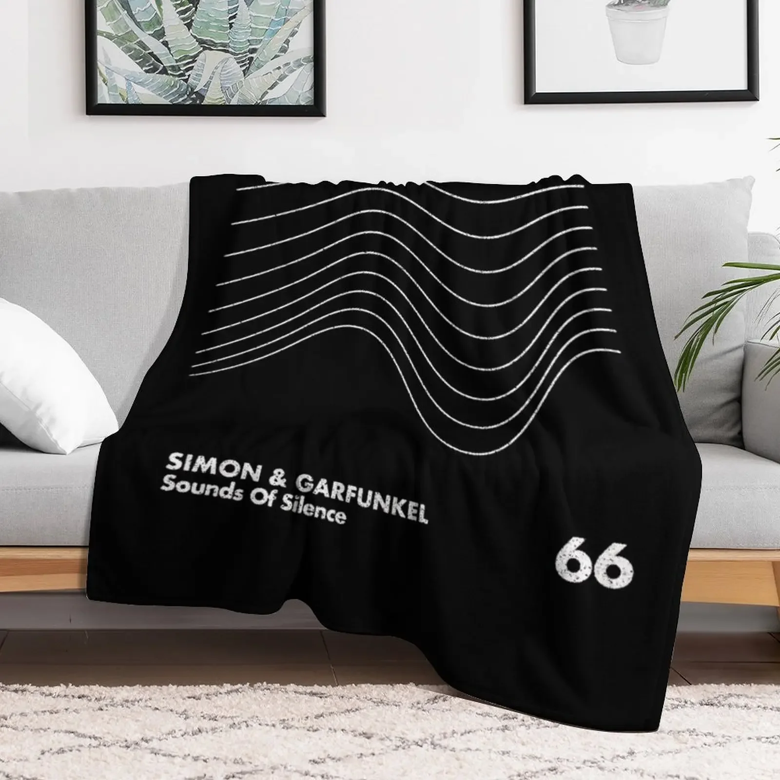 Simon & Garfunkel _ Sounds Of Silence Throw Blanket Flannel Fleece Soft Warm Throw Blanket