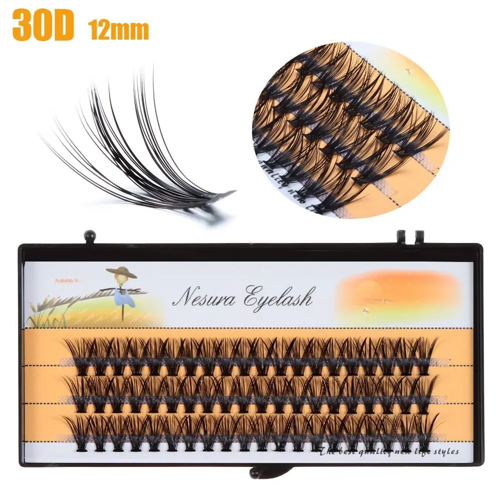 

Natural 30D Individual Lashes C Curl 8-16mm Lash Clusters that Look Like Eyelash Extensions 0.07mm Thickness DIY Lash Extension