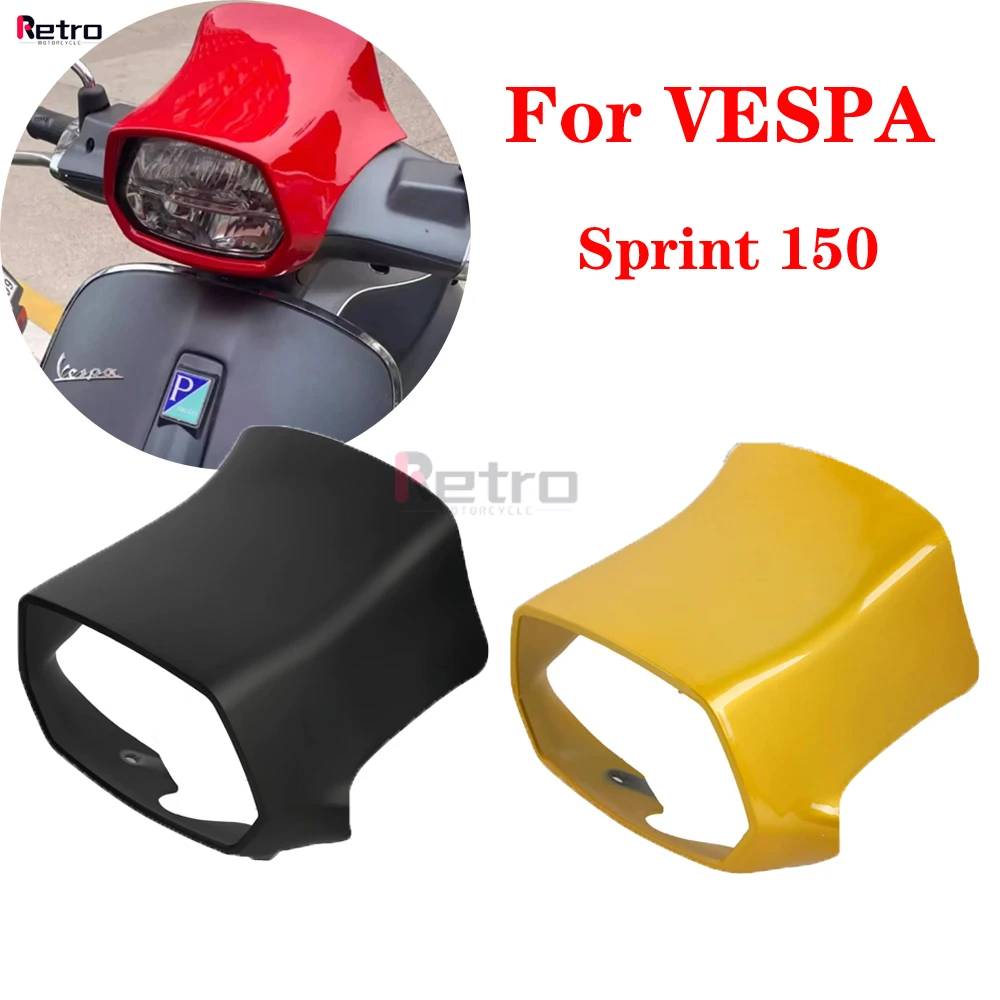 

Headlight Guard Cover Front Fairing Bezel Trim Protector For Piaggio Vespa Sprint 150 Scooter Modified Accessories