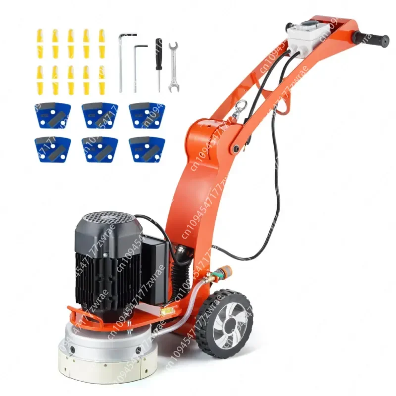 Electric Concrete Floor Grinder Diamond Alloy Blade 1720 RPM Brushless Copper Motor Industrial Use For Granite Concrete