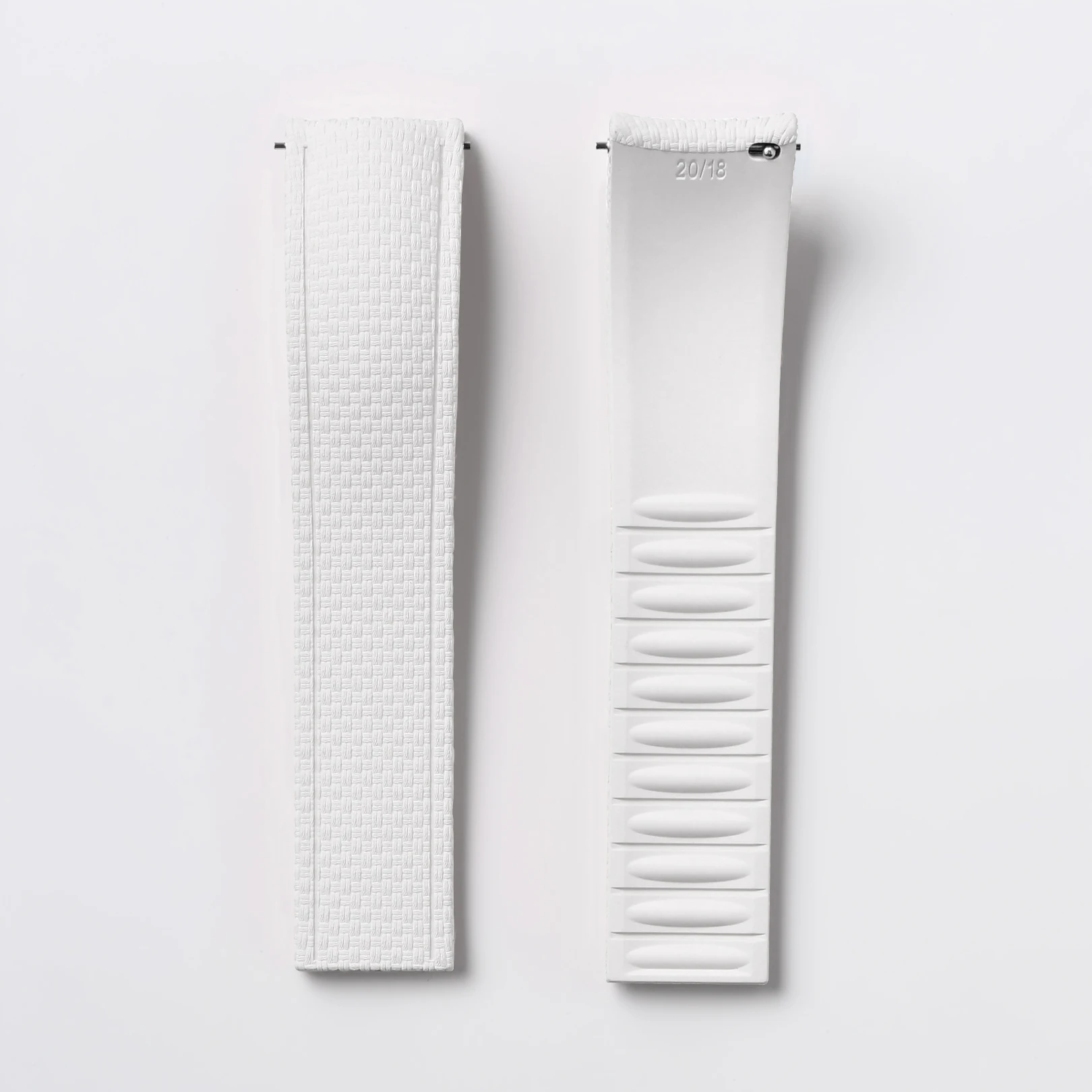 CTS FKM Rubber Strap 18/19/20/21/22/24mm Curved End Fluororubber Quick Release for Cut To Size Watch Band for Tissot/Omega/Seiko image 3