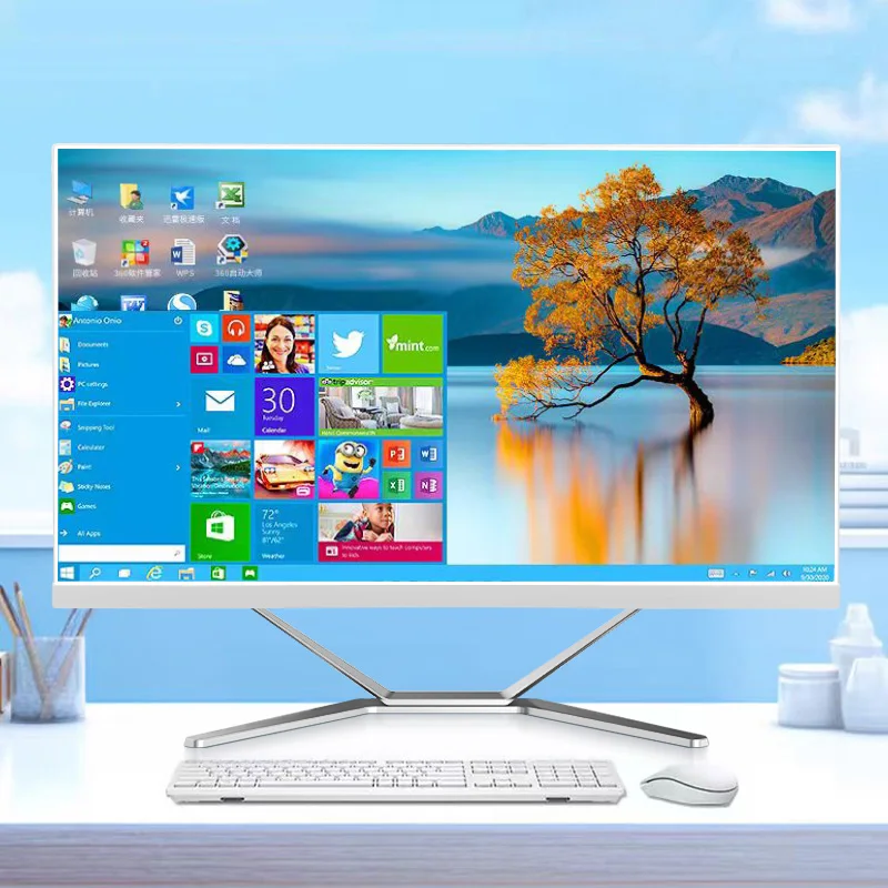 24 27 Inches Touch Screen Desktop AIO Computer All-in-one All in One Computer