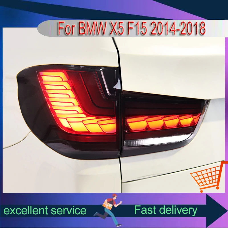 

Авто задние фонари для BMW X5 F15 2014-2018 задний фонарь DRL задний фонарь указатель поворота светодиодные лампы модифицированный тормоз автоматические автомобильные аксессуары