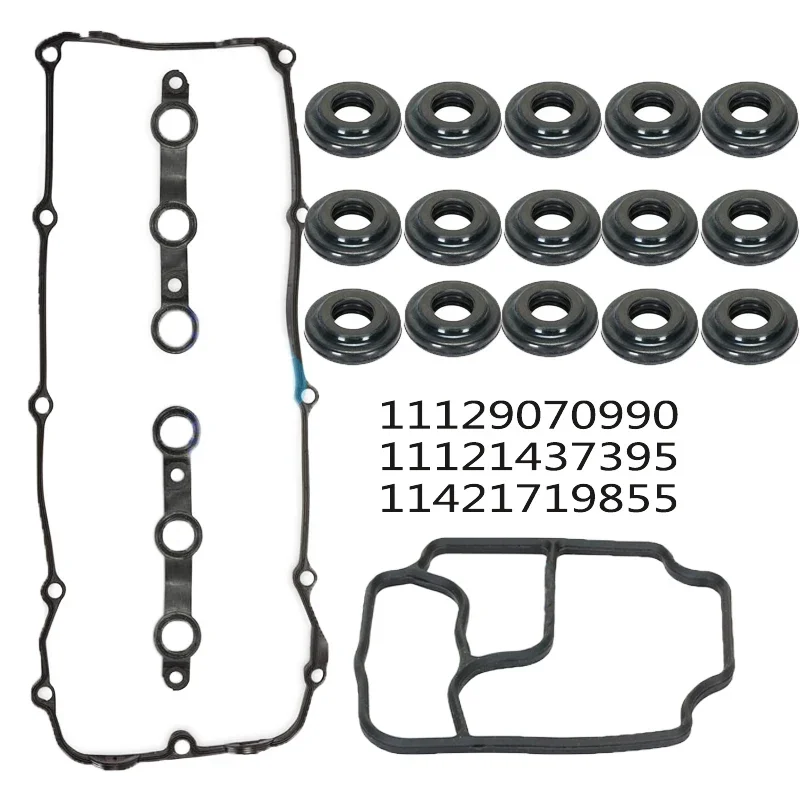 

For BMW 2.8i 3.0 i E36 E39 E46 323ti 328i 330xi 525i Valve Cover Gasket Oil Filter Gasket 11129070990,11121437395,11421719855