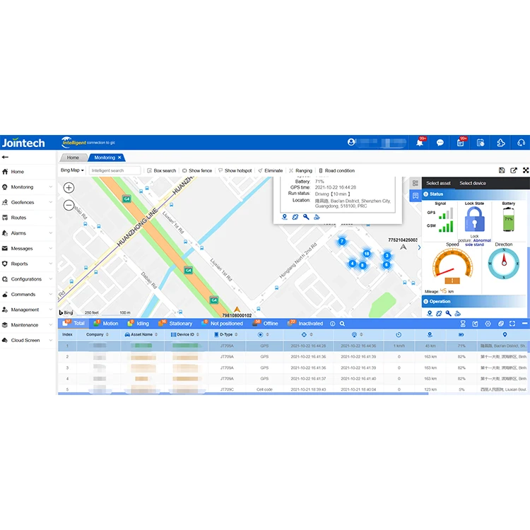 

2026 GPS Vehicle Container Tracking Fuel Monitoring Fleet Management System Jointech Tracking Software Platform