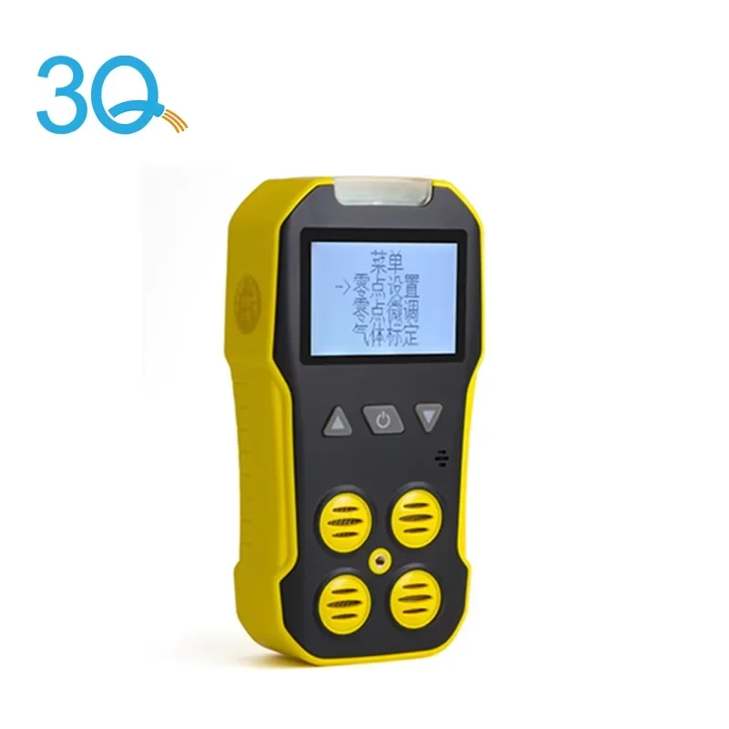 3Q Portable Easy Operation Chargeable Four-in-One Gas Analyzer H2S CO O2 and Combustible Detector for Firefighting Detection