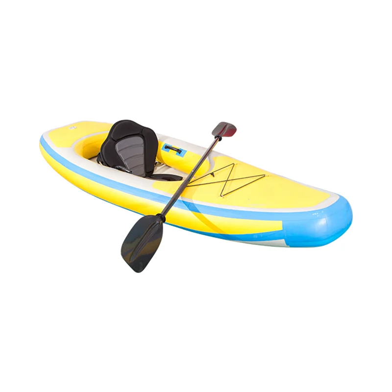 

Customized Touring Ocean Rowing PVC Inflatable Solo Skiff Boats Canoe Kayak With Pedalspromote sales