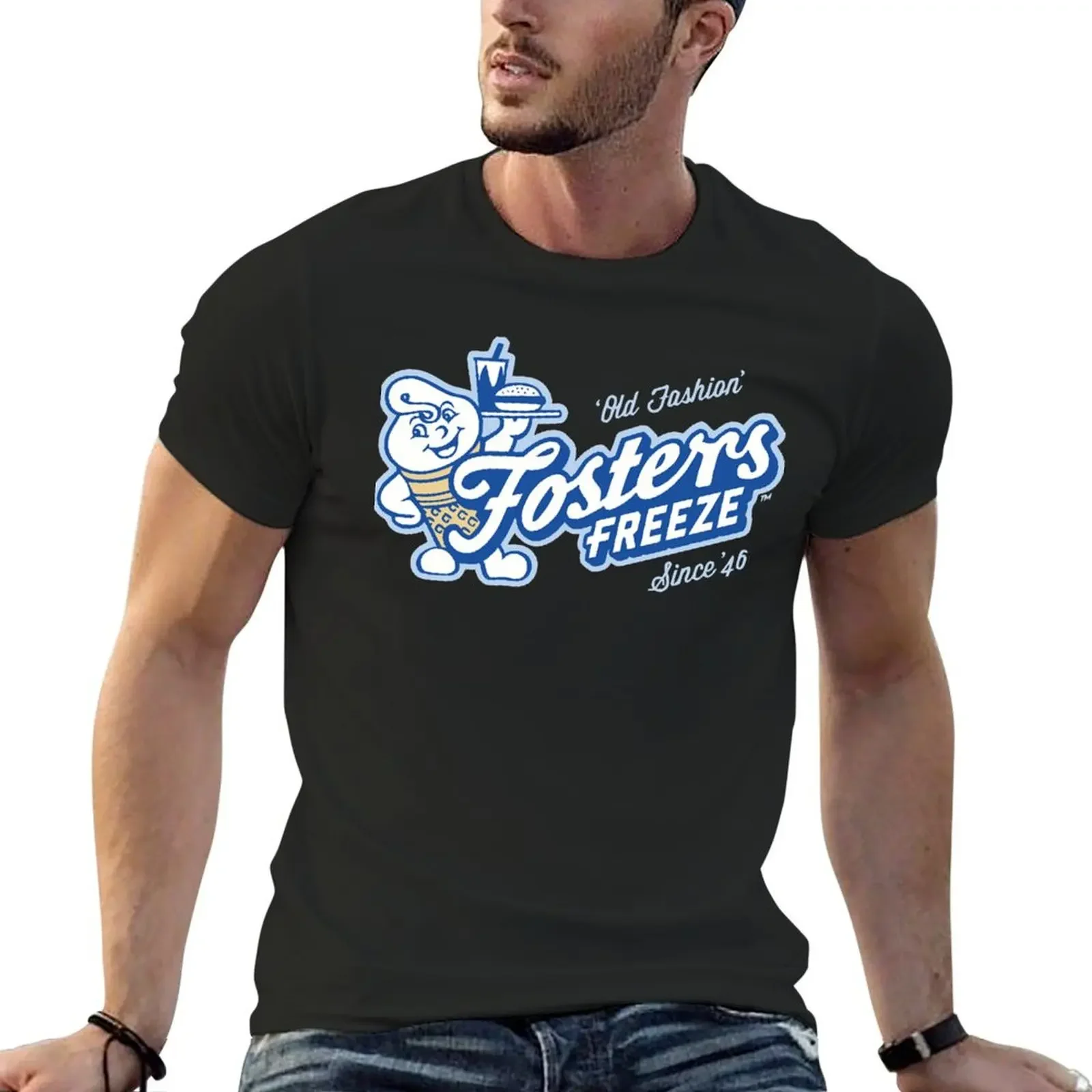 Fosters Freeze Cafe Classic T-Shirt oversized graphic t shirts oversized t shirt men