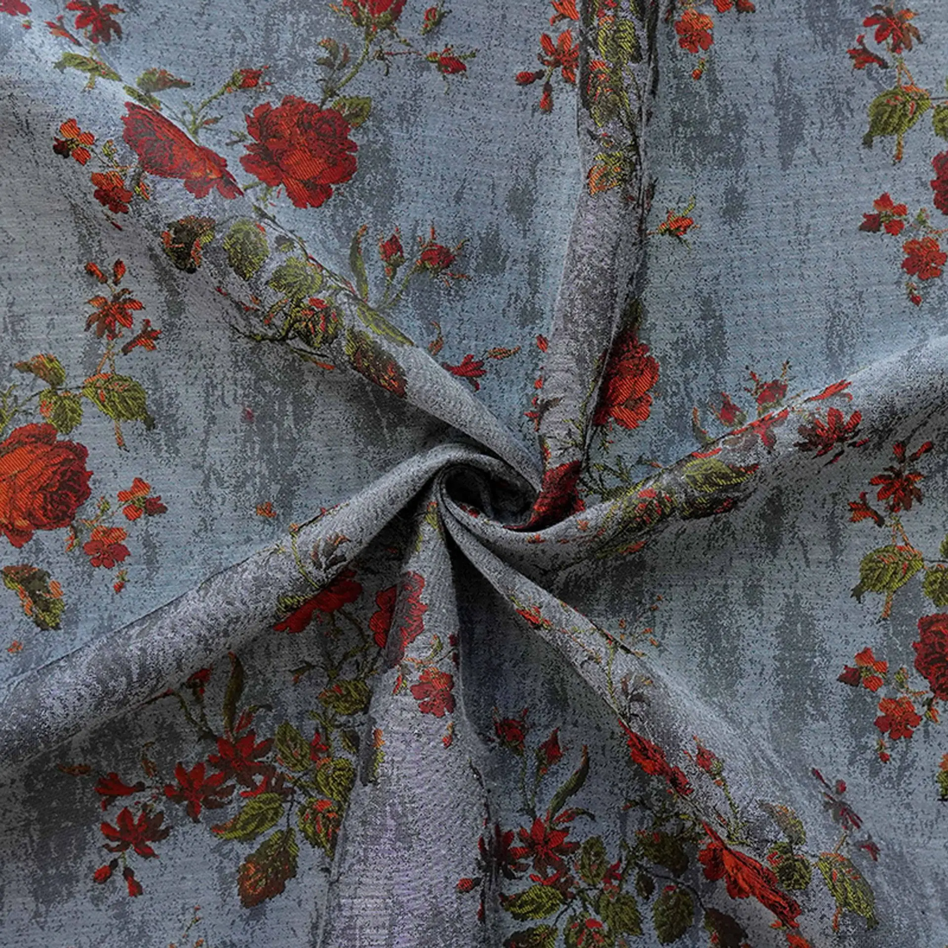 

Elegant Rose Jacquard Fabric Retro Dress Vest Stage Costume Handcrafted Bag Decorative Sewing Fabric