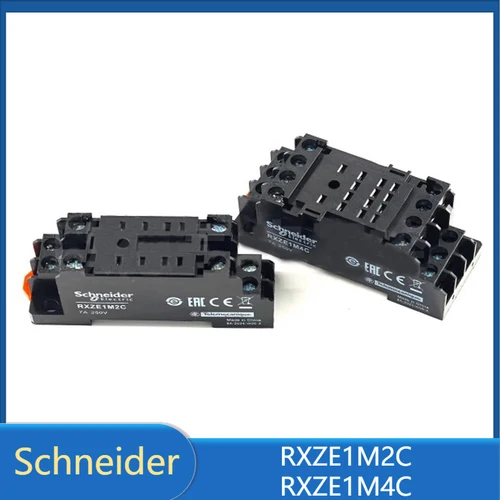 Imagen 1 del producto 10 Uds Schneider Base de relé intermedio RXZE1M2C 8 pines 2O 2C RXZE1M4C 4O 4C Base de 14 pines 7A nuevo Original