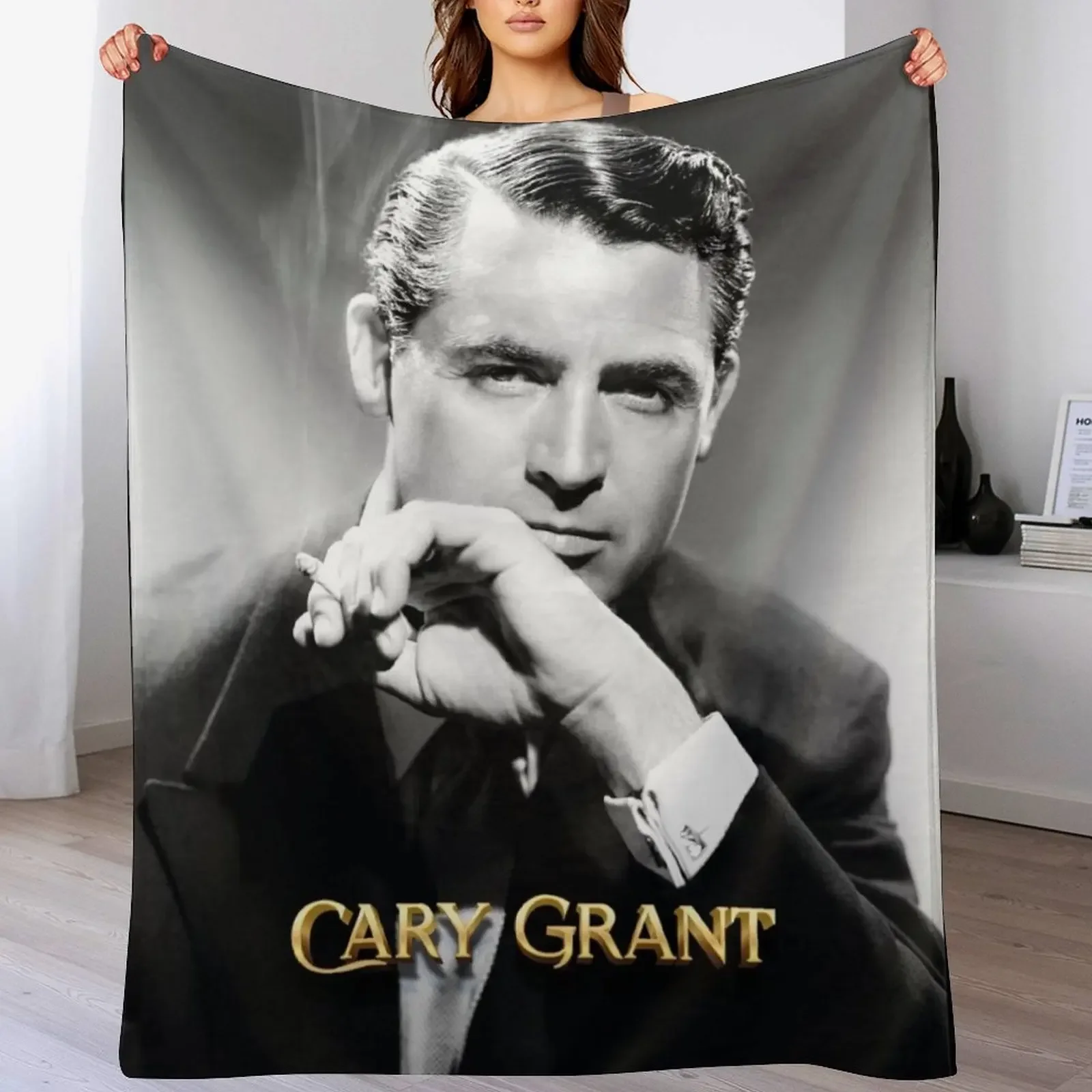 

New Cary Grant Throw Blanket Thermal Comforter for winter Softest Blankets