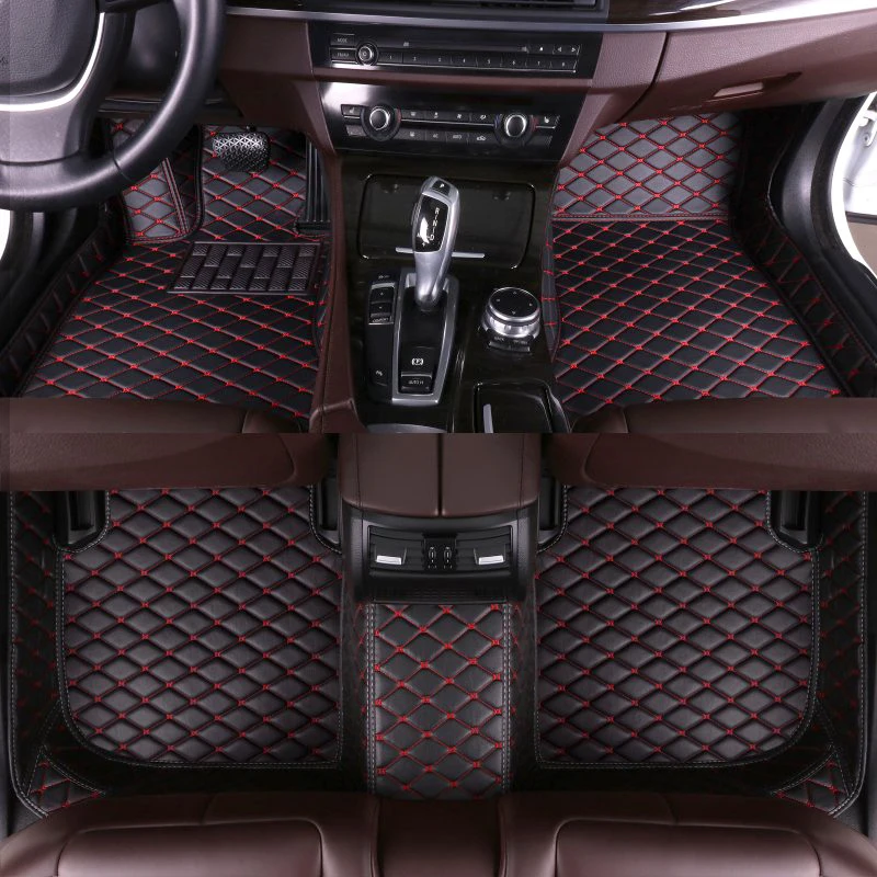 MIHAYO PU Car Floor Mats For Li Auto Lixiang Leading Ideal L8 2023 Custom Details Foot Pads Salon Carpet Cover Accessories