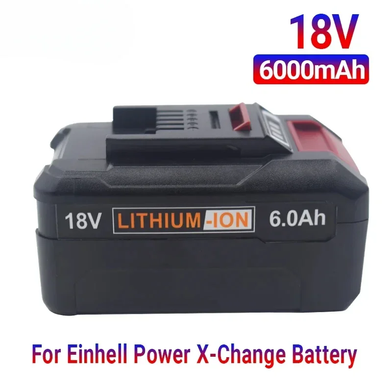 6000mAh Replacement Battery EIN18C2 Li-ion Batteria for EINHELL 18V Battery Power X-change PX-BAT4 4511396 4511437 Power Tools