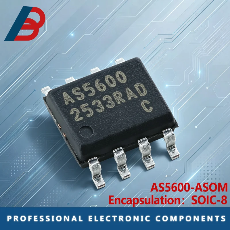 10PCS AS5600-SOM SOIC-8 Magnetic Rotary Position Sensor/Magnetic Encoder Chip