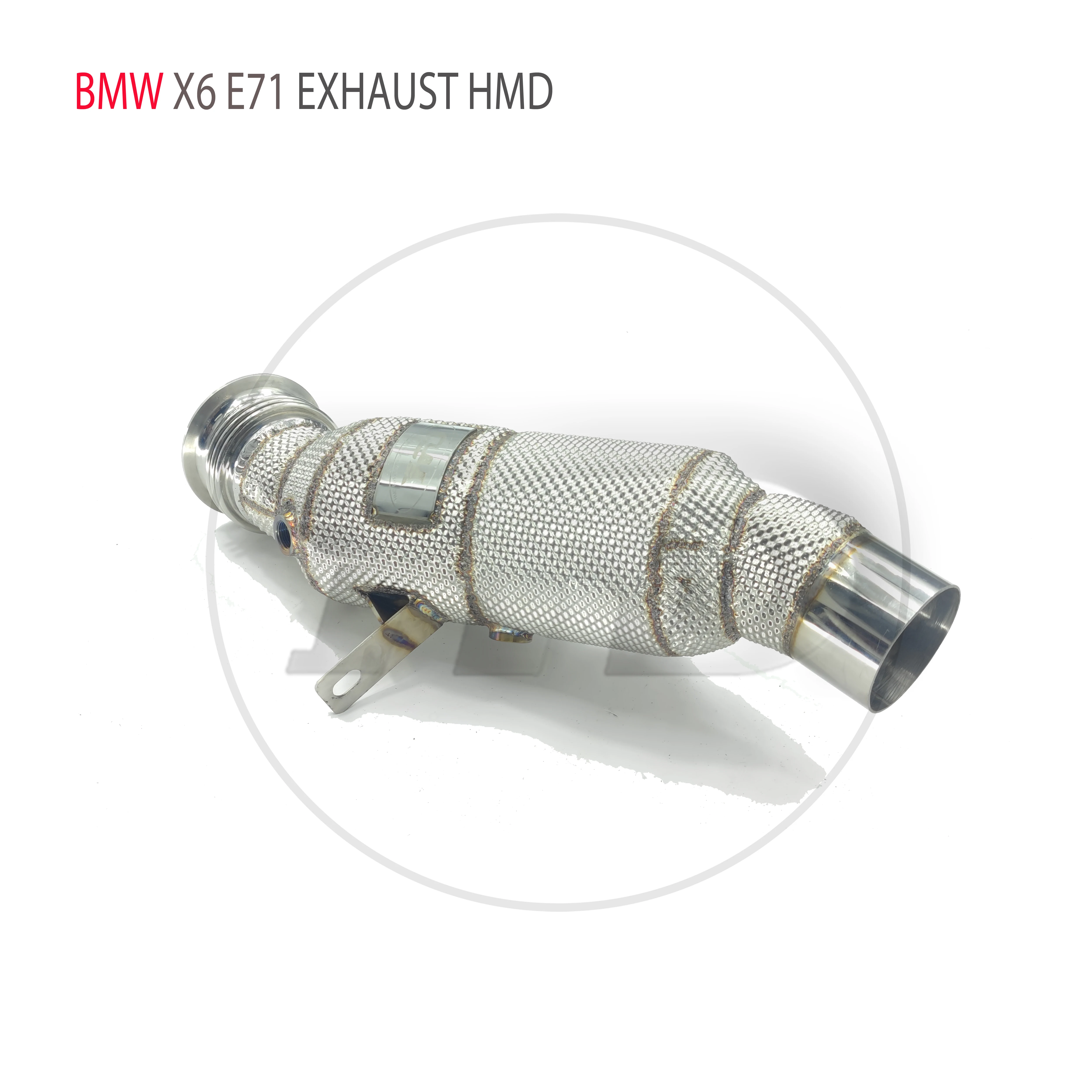 HMD Exhaust Manifold High Flow Downpipe for BMW X5 E70 X6 E71 2008-2014 Car Accessories With Catalytic Header