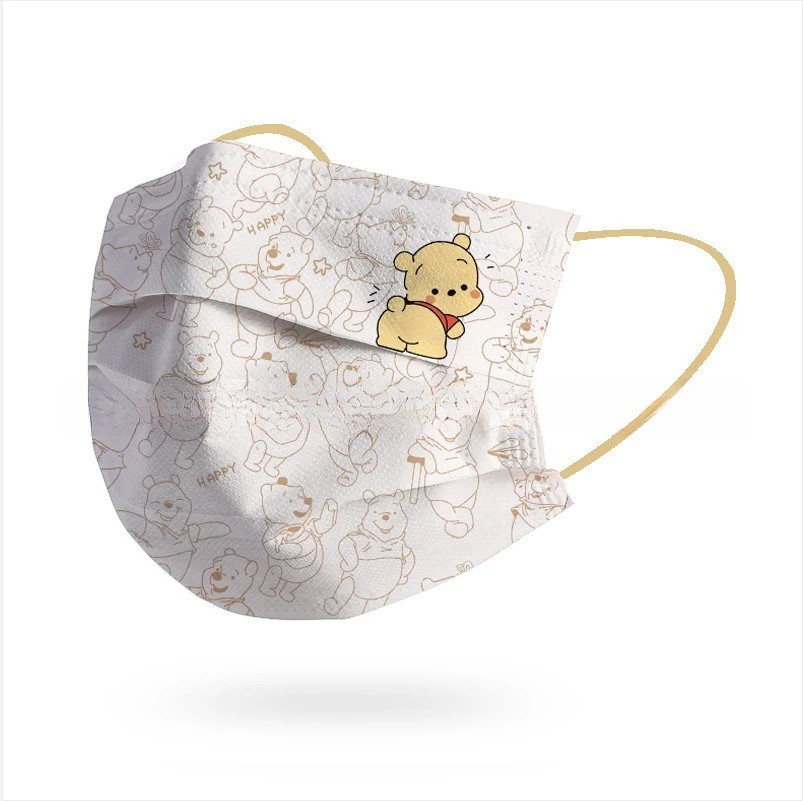 Miniso 大人用使い捨て保護サンリオコレクションマスクかわいい漫画プリント防塵独立パック 10 個