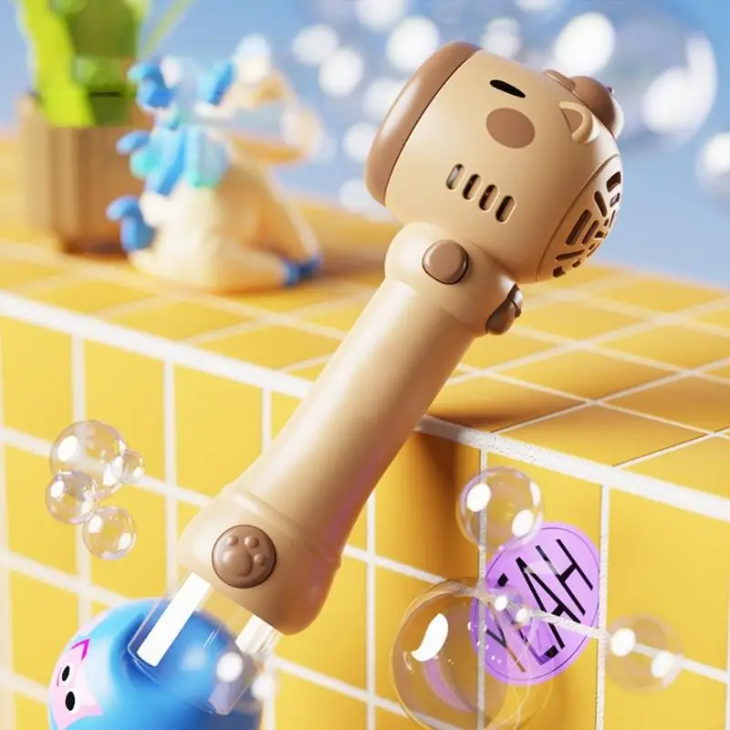 전기 거품 제조기 장난감 24BE를 재생하는 다채로운 거품 장난감 거품 송풍기 어린이