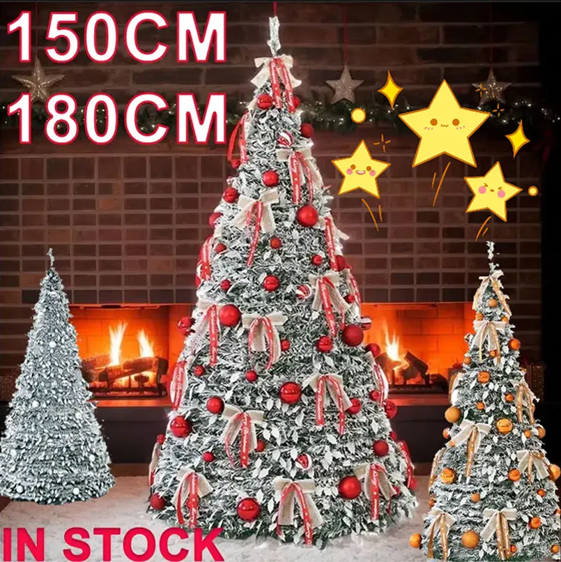 

Retractable Christmas Tree 27.56 inch-59.06 inch Folding Christmas Tree with Decorations Christmas Decorative Tree Ornaments