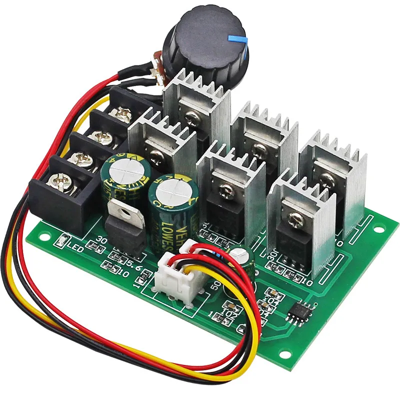 High Power PWM Motor Speed Controller for DC Pump,40A 12V-36V Stepless Drive Module