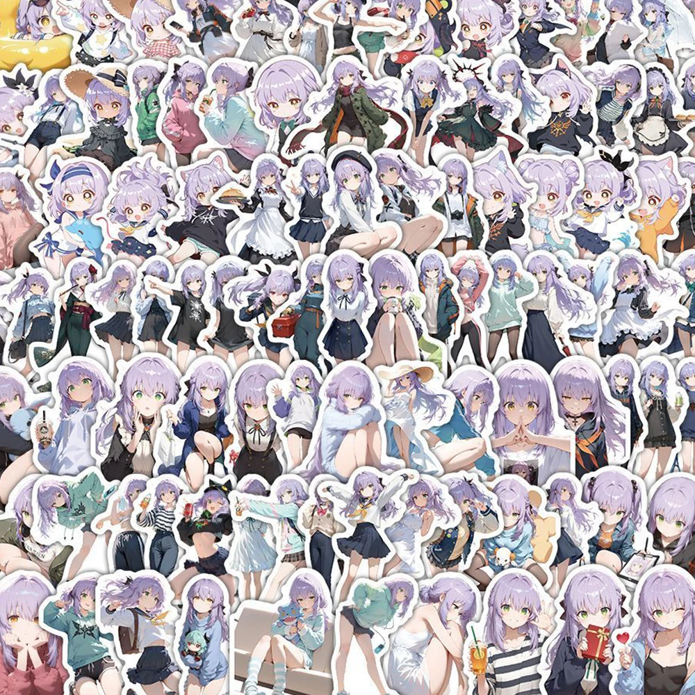 

10/30/50/100pcs Girls Shinoa Hiiragi Cartoon Stickers Seraph of The End Anime Sticker Scrapbooking Laptop Phone Luggage Decal