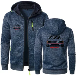 Men's Hoodies Retro Wrc 205 Gti CAR Rallye Racing Sweatshirts Leisure Cardigan Men Hooded Pullovers Zipper Hoodies