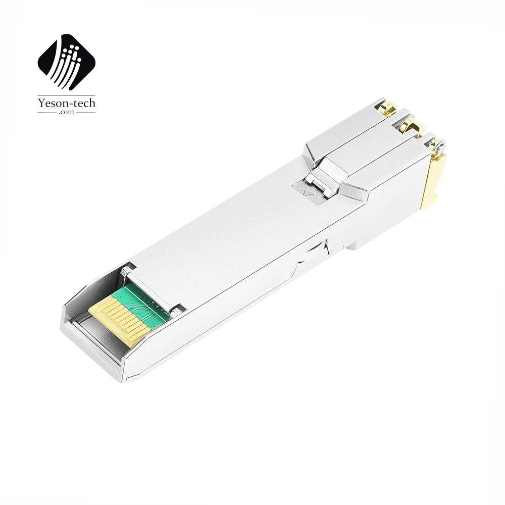 وحدة Yeson 10G RJ45 SFP النحاسية 10G/5G/2.5G RJ45 منفذ الإرسال والاستقبال 10GBase-T RJ45 متوافقة مع Cisco/Mikrotik Switch sfp rj45